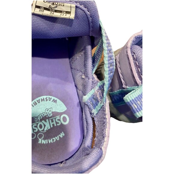 Oshkosh B'Gosh Toddler Girl's Hook and Loop Sandal, Machine Washable, Size 8 - Picture 5 of 6